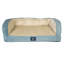 Lit orthopédique matelassé pour chat et chien Serta, bleu, moyen-42712905-120617112
