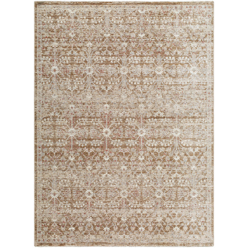 Bernuth Traditional Machine Woven Area Rug, Runner 3'3" x 7'3"