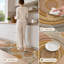 Tapis de cuisine lavables antidérapants Retro Circles
