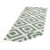 Malta flat-weave rug in green/cream