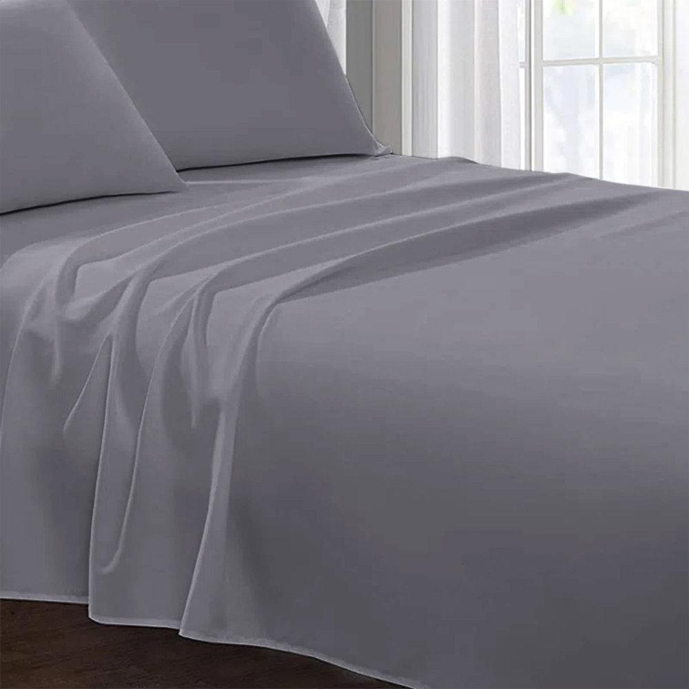 Deirdre 200 Thread Count Egyptian Certified Cotton Flat Sheet