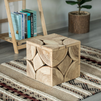 Mishra Solid Wood Tray Top End Table