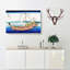 The Kazusa Sea Route by Katsushika Hokusai - Wrapped Canvas Painting-55358614