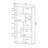 Rectangular 10-Shelf Bookcase In Weathered Grey