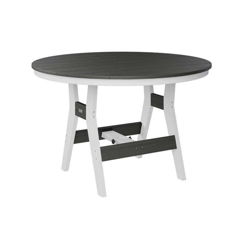Table berline berlinoise berlinoise Berlin, Gris côtier, H 35,5 po x l 48 po x P 48 po