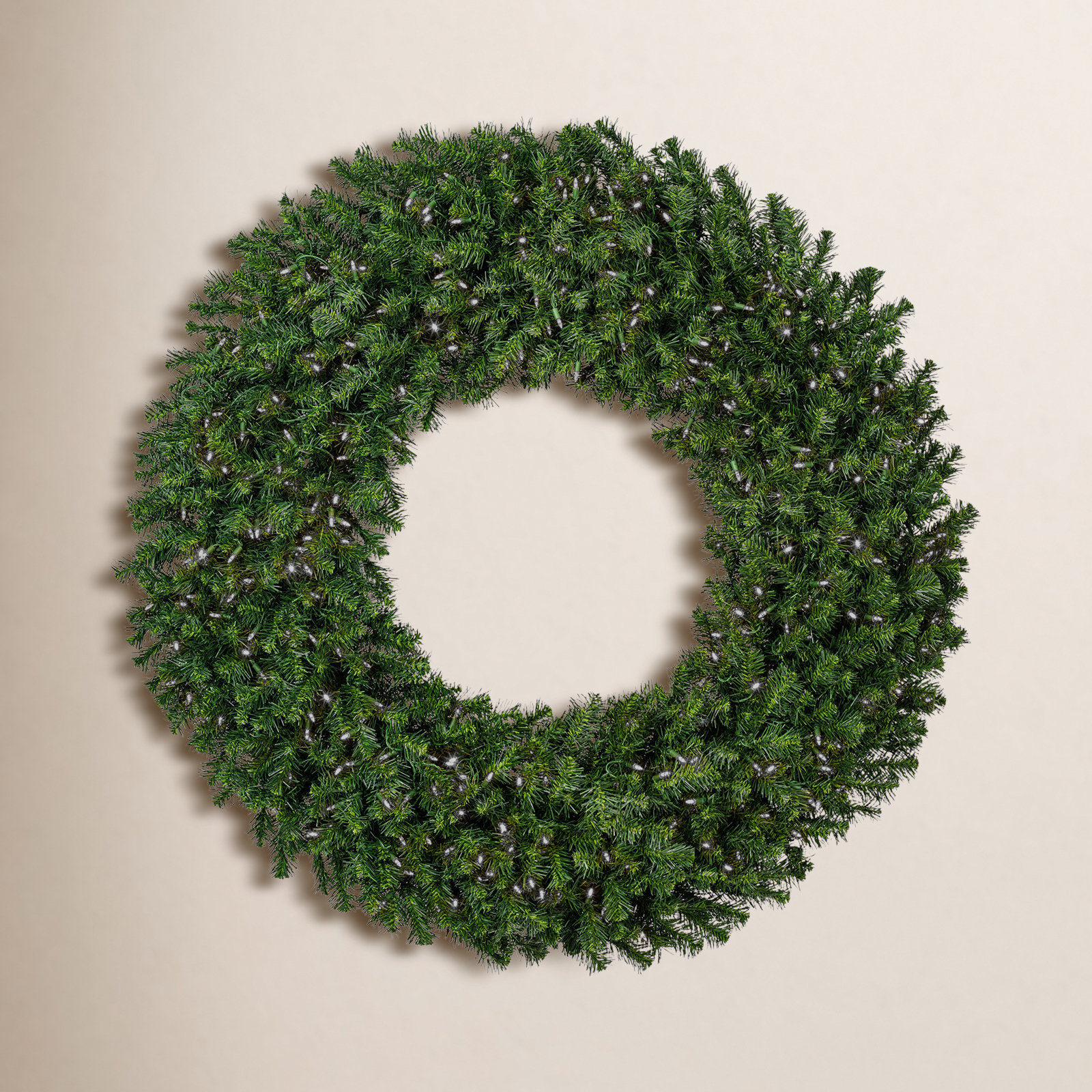 Alanny Artificial Fir Wreath Dura-Lit, 60"