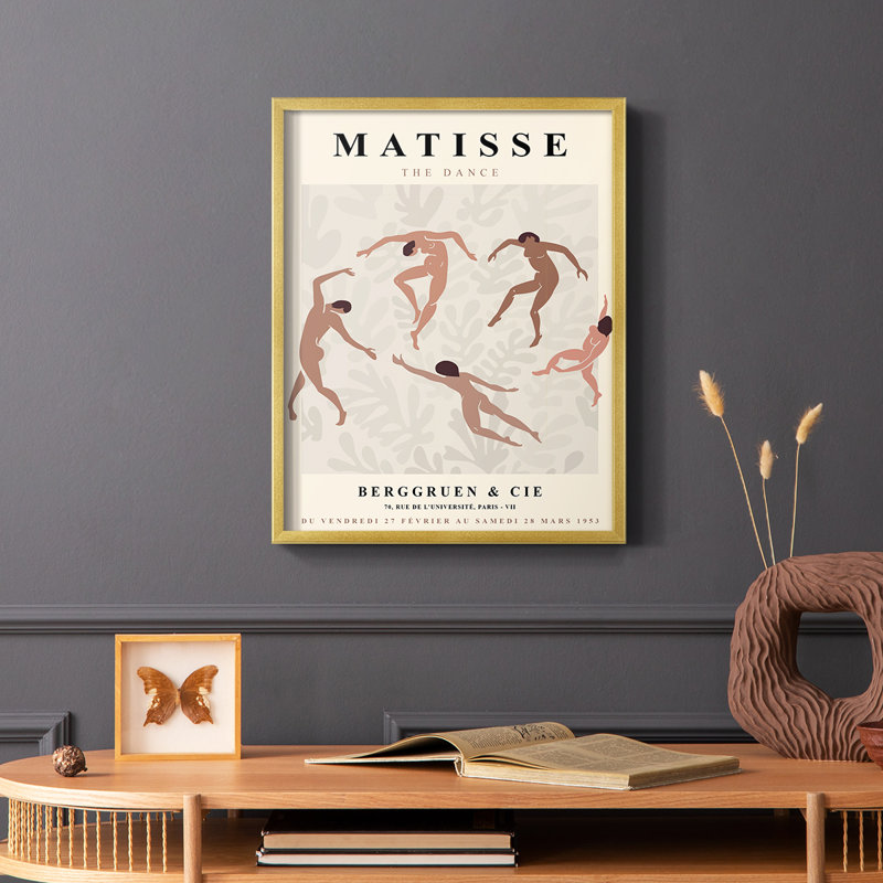 Matisse CXCIX, reproduction encadrée - bois massif, H 14 po x l 11 po