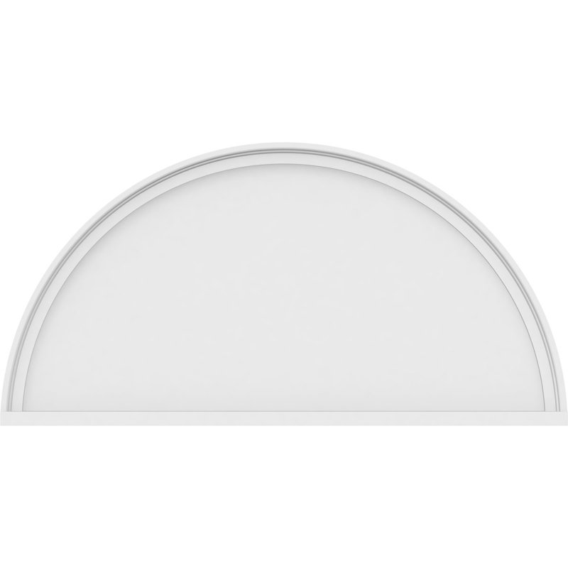 Fronton en PVC de qualité architecturale 40 po x l 20 po x H 20 po x P 2 po, H 20 po x l 40 po x P 2 po