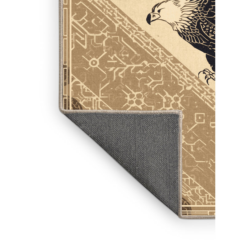 Tapis oriental doux brun moelleux et doux Iseminger Perun, 4 x 6