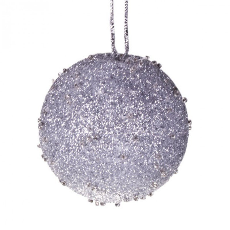 6.5cm Ball Ornament, Silver