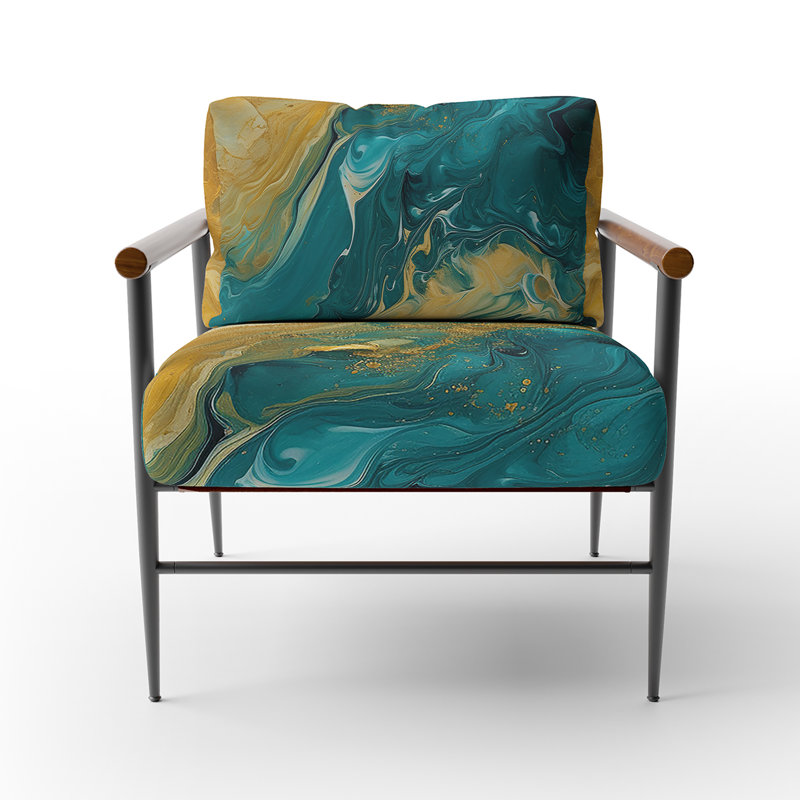 Fauteuil d'appoint Creel, Noir, noir, noir, noir