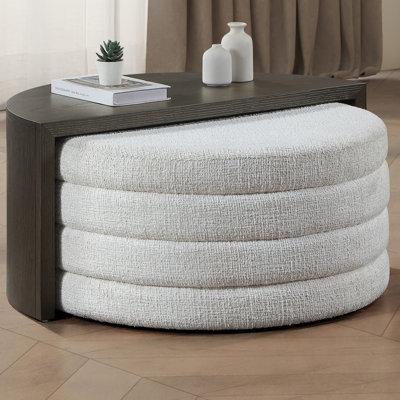 Table basse avec tabouret Florence