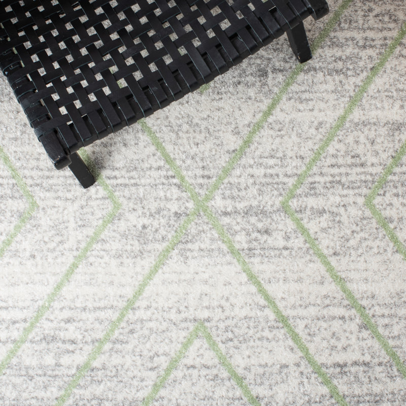 Janes Performance Geometric Rug, Rectangle 5'1" x 7'6"