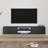 Desmone Modern Floating TV Stand for Up to 80" TVs- Wall Mounted Media Console with Storage, Black Wood Finish-86898963-111925897