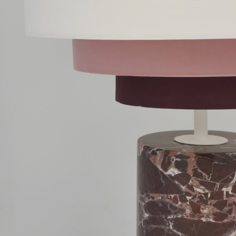 LOVE LETTER TABLE LAMP, Red, Red/White