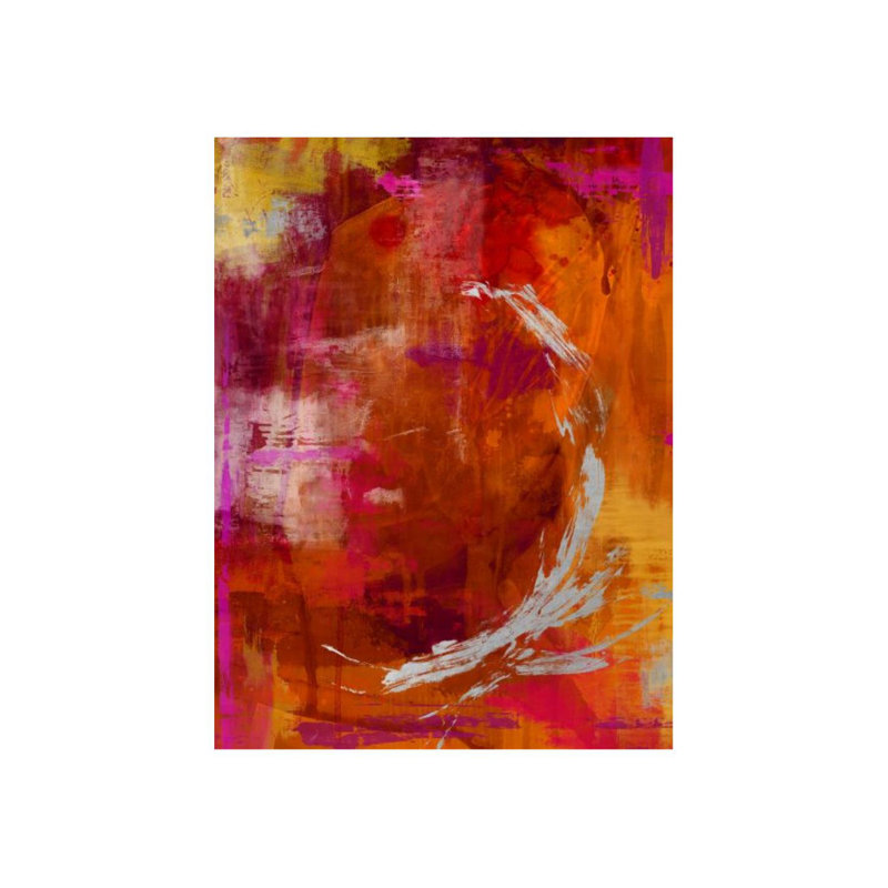 Bitter Sweet par Jean Kenna - Peinture, Ornement à la main argent, H 40 po x l 30 po