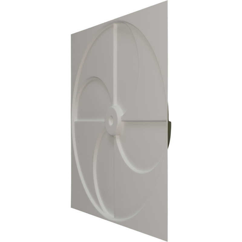 Panneau mural 19,63 "3D (paquet de 12), Vert club de chasse satiné