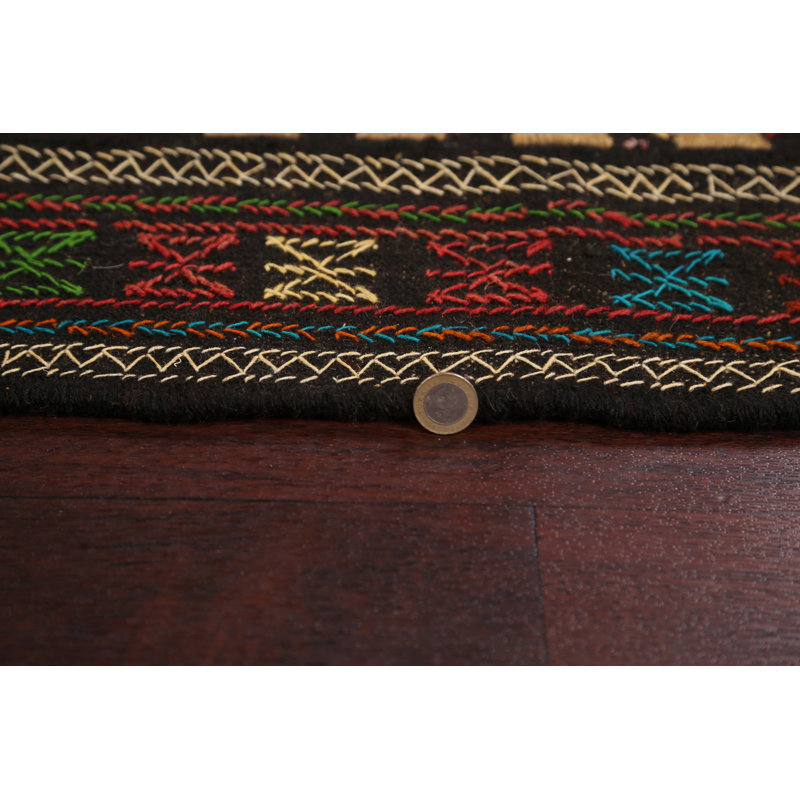 One-of-a-Kind 3'9" X 5'7" New Age Wool Area Rug in