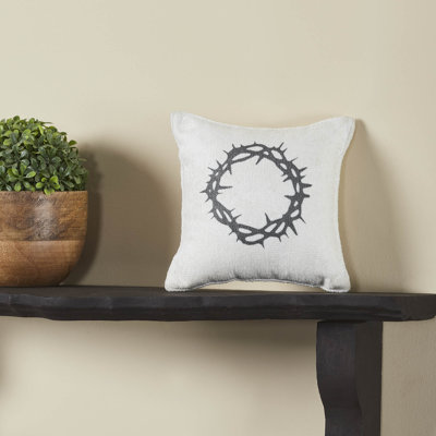 Coussin ressuscité couronne d'épines 6 x 6