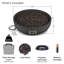 Carson 38" Round Concrete Propane Fire Pit in Carbon by Jensen Co.-1997121883-1997121880-1997121881