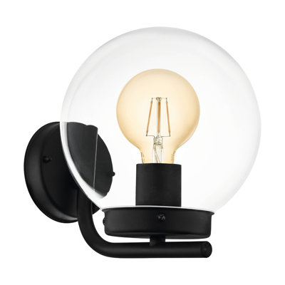 Ralston Black Outdoor Wall Lantern