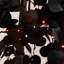 Arbre d'eucalyptus artificiel pré-éclairé noir d'Halloween avec 300 lumières DEL orange et mauves-1342013942