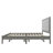 Solid Wood Platform Upholstered Headboard Bed