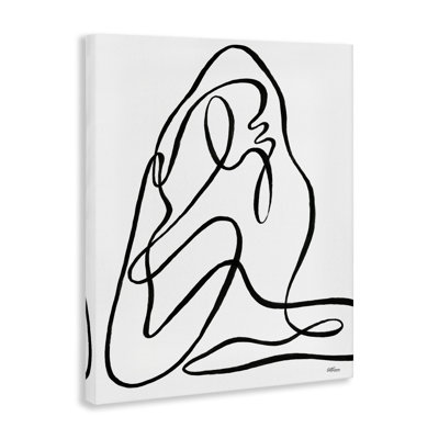 Art mural sur toile flottant "Doodle" par Cat Thurman Designs
