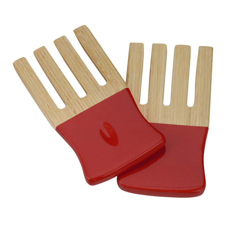 Brambly Cottage Solutre Meat Cooking Fork, Red