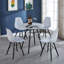 Keighly Round Solid Wood Base Dining Table-459132056