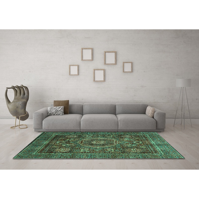 Washable Oriental Indoor Rug, Rectangle 8' x 10'