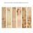 Burlock Floating Wall Shelves with Burlwood Look
