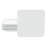 Our Table Simply White 6 Piece 5 Inch Square Porcelain Appetizer Plate Set