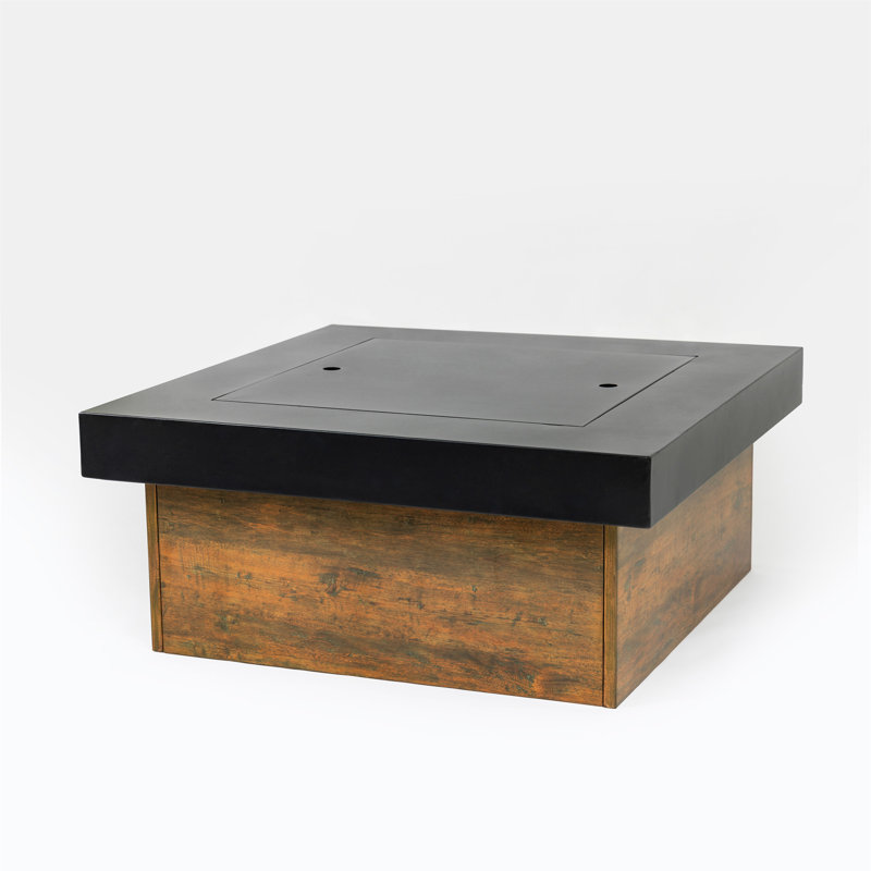 36-Inch Iron Fire Pit Table Wood-Burning Stove