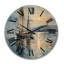 Horloge murale en bois massif Mairany-439821700