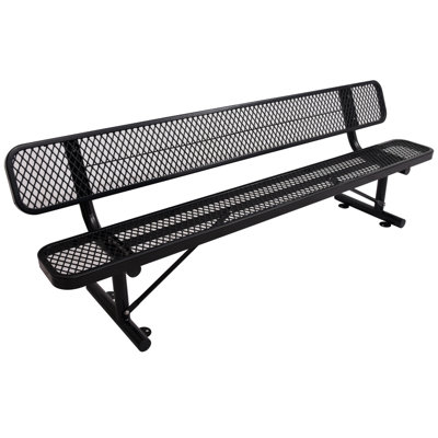 Banc d'extérieur en acier