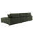 Milbrey 3-Piece Corduroy Modular Sectional with Loose Back-640565351-640565355