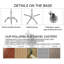Neske Adjustable Height Ergonomic Industrial Stool