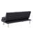 Leather Office Double Folding Sofa Bed With Matching Coffee Table, Multifunctional Design