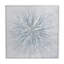 Toile, art mural encadré blanc Starburst