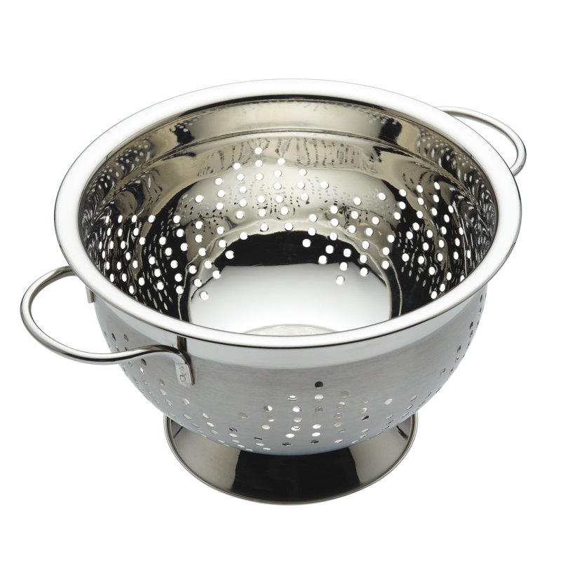 MasterClass Stainless Steel Colander, 27 cm
