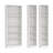 Darwen 3-Piece 80"H 5-Shelf Bookcase Set - Wide Bookcase and Narrow Bookcases Set of 2