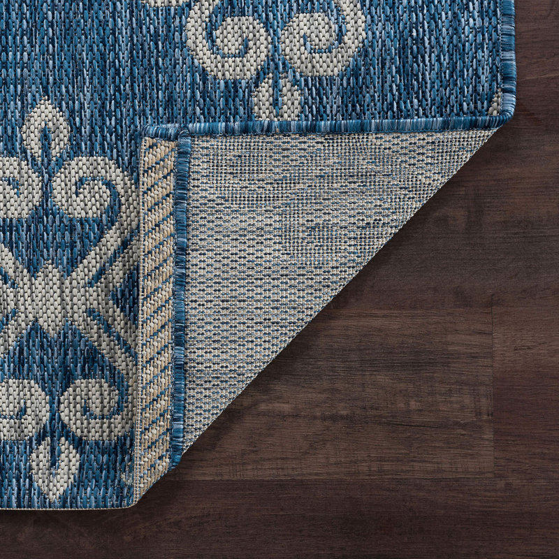 Tapis indigo Turnham, Rectangle 7 pi 10 po x 10 pi 3 po