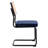 Allain Modern Cantilever Dining Chairs with Rattan Backrest and Velvet Seat-25131360-25131361