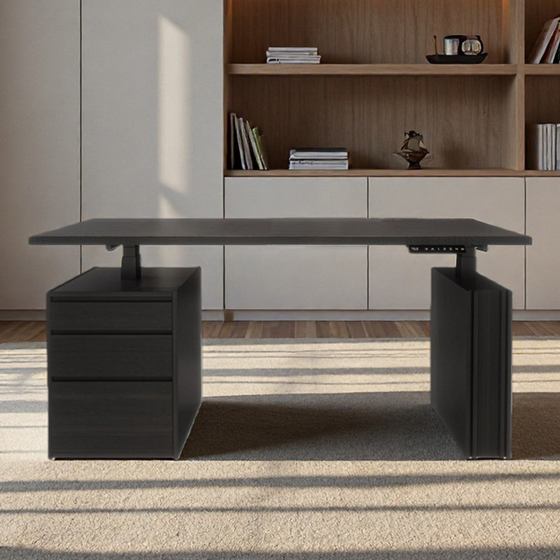 Bureau Blanchet, Noir, H 53,94 po x l 62,99 po x P 25,59 po