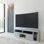 Adjustable And Expandable TV Stand Console For Tvs Up To 65 Inches, Grey Finish With Ample Storage And Versatile Design