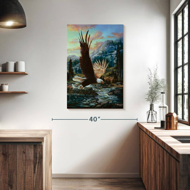 Brampt In Flight, 39" H x 26" W