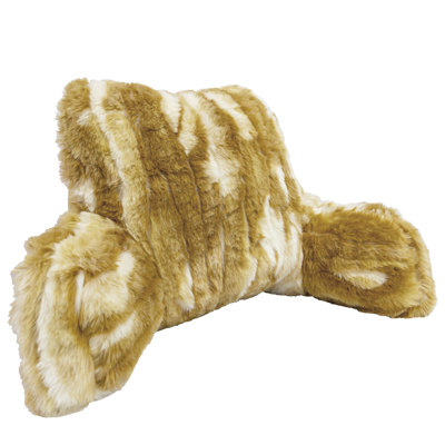 Jacquard Faux Fur Bed Rest