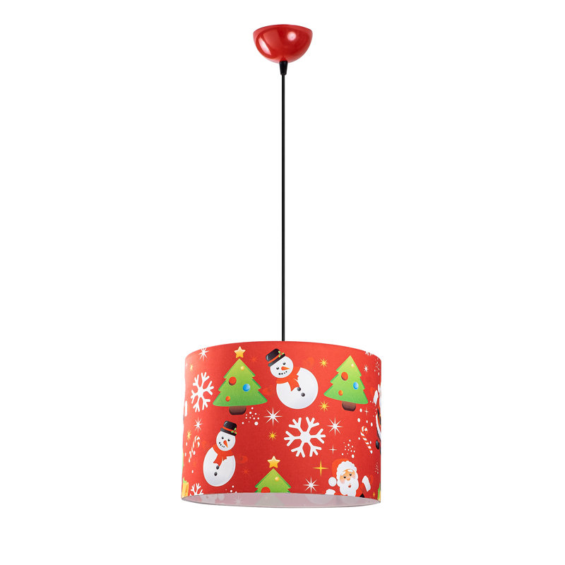 Luminaire suspendu tambour 1 lumière Hiltonia