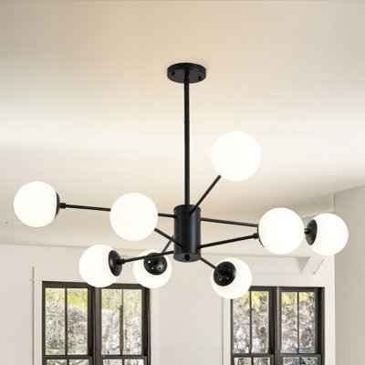 Jahdal 8 - Light Dimmable Sputnik Modern Linear Chandelier